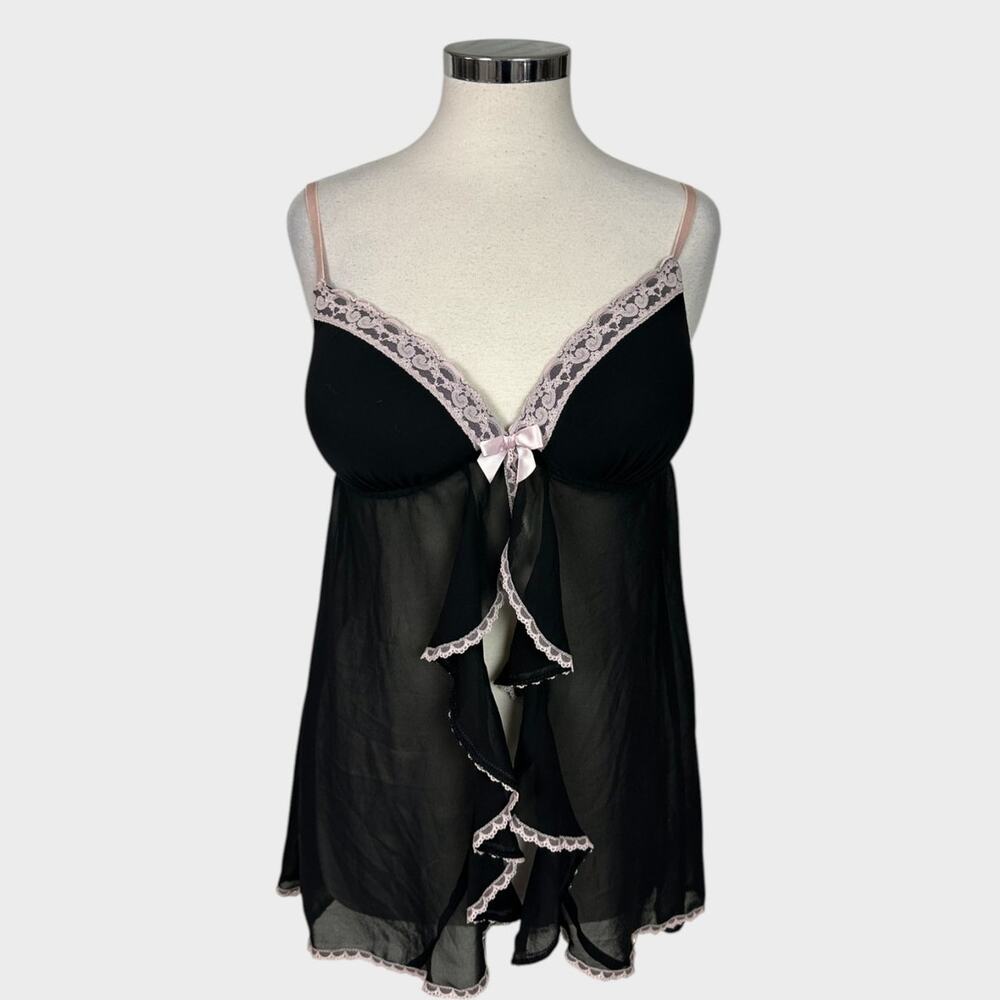 Apt. 9 Intimates XL Black Lingerie Nightie Padded Bust - Picture 2 of 10